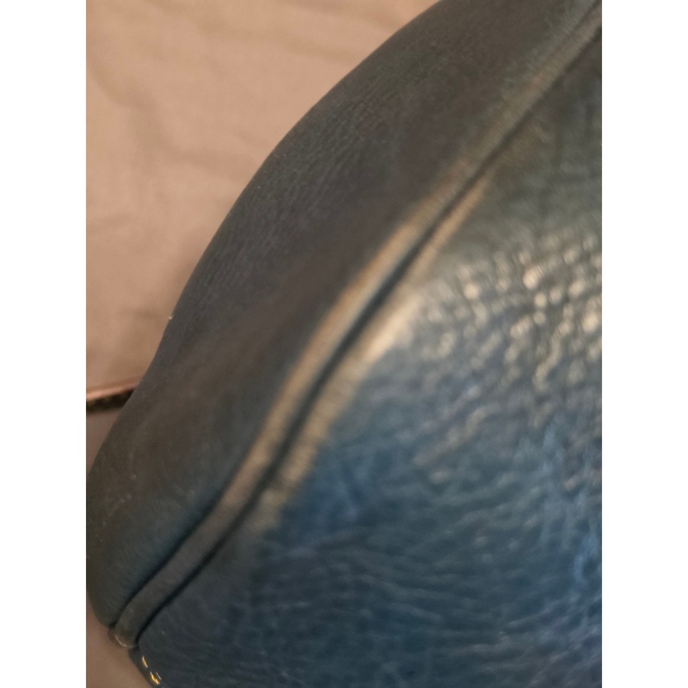 Dooney & Bourke Florentine Teal  Leather Satchel Crossbody Bag Tassel Handbag - Picture 7 of 10